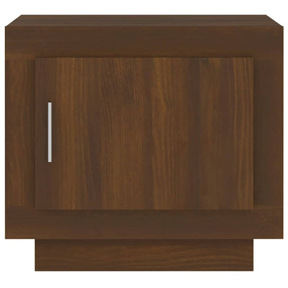 vidaXL Coffee Table Brown Oak 51x50x45 cm Engineered Wood