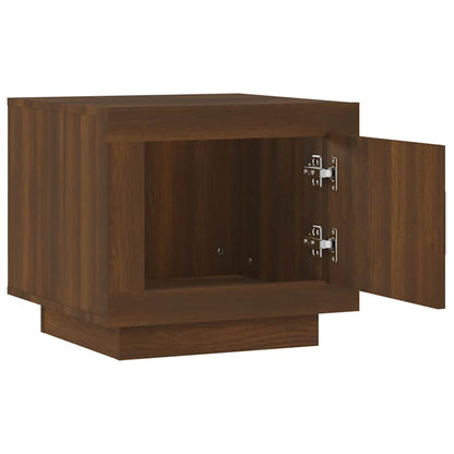 vidaXL Coffee Table Brown Oak 51x50x45 cm Engineered Wood