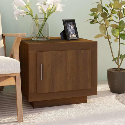 vidaXL Coffee Table Brown Oak 51x50x45 cm Engineered Wood