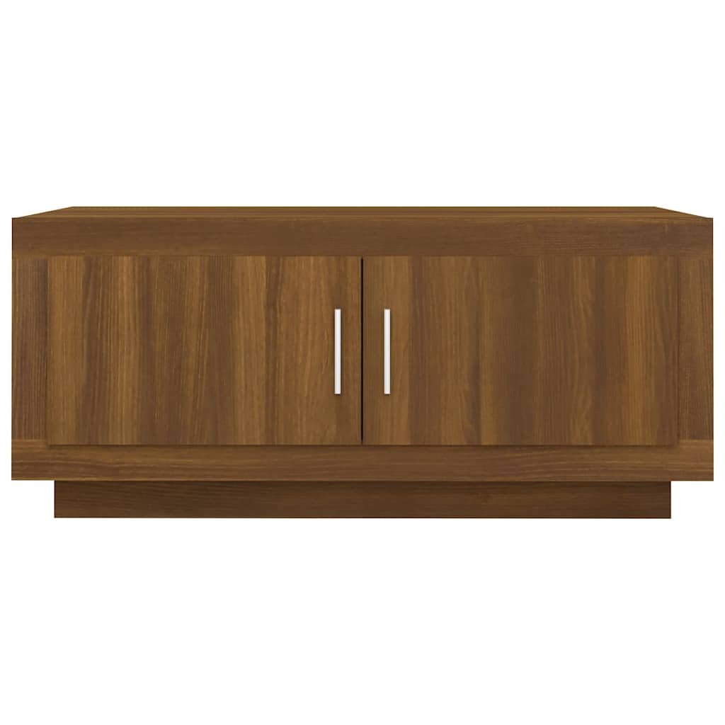 vidaXL Coffee Table Brown Oak 102x50x45 cm Engineered Wood