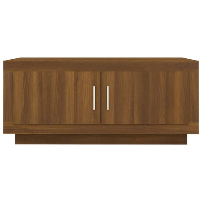 vidaXL Coffee Table Brown Oak 102x50x45 cm Engineered Wood