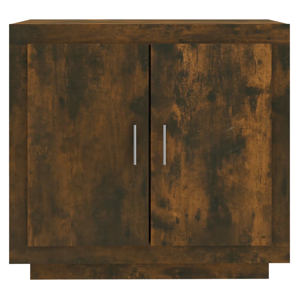 vidaXL Sideboard Smoked Oak 80x40x75 cm Engineered Wood