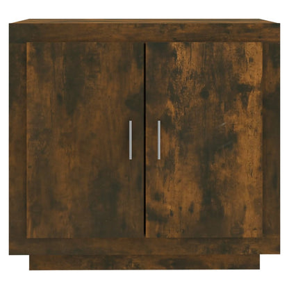 vidaXL Sideboard Smoked Oak 80x40x75 cm Engineered Wood