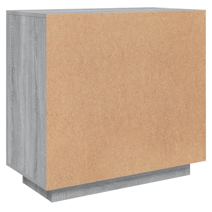 vidaXL Sideboard Grey Sonoma 80x40x75 cm Engineered Wood