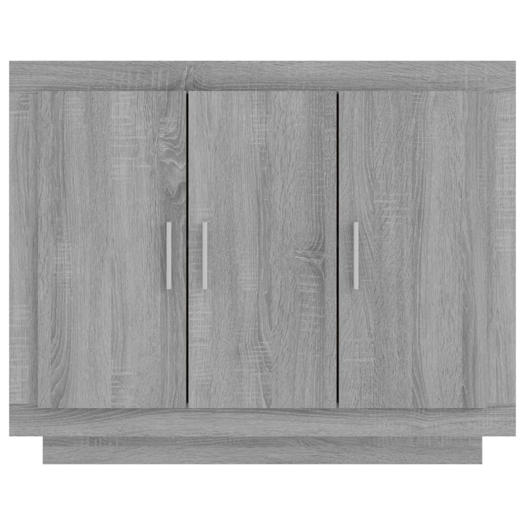vidaXL Sideboard Grey Sonoma 92x35x75 cm Engineered Wood
