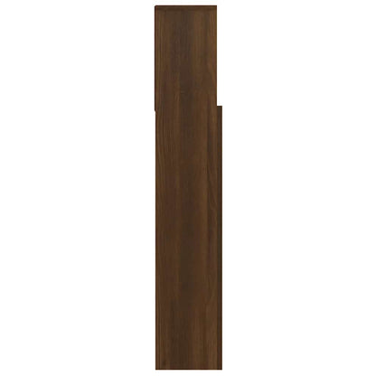 817245 vidaXL Headboard Cabinet Brown Oak 100x19x103,5 cm