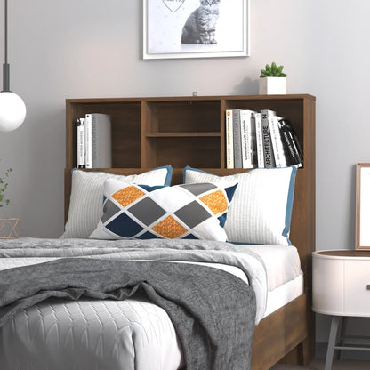 vidaXL Headboard Cabinet Brown Oak 100x19x103.5 cm