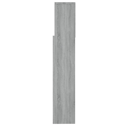 817253 vidaXL Headboard Cabinet Grey Sonoma 160x19x103,5 cm