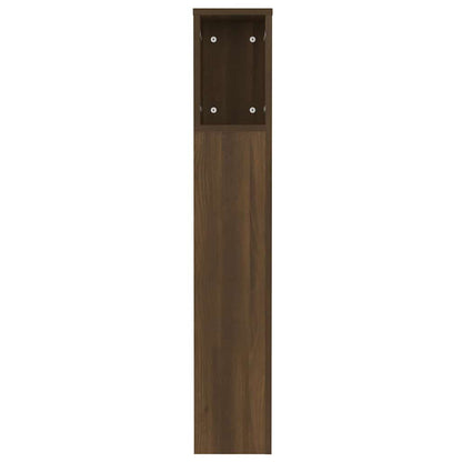 817269 vidaXL Headboard Cabinet Brown Oak 120x18,5x102,5 cm