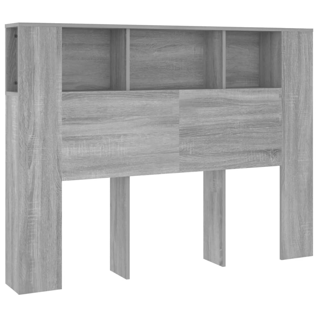 vidaXL Headboard Cabinet | Grey Sonoma | Engineered wood