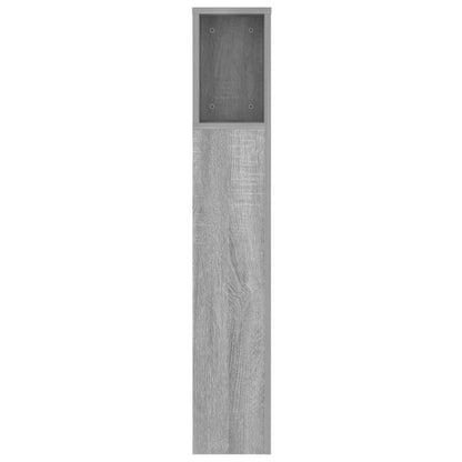vidaXL Headboard Cabinet | Grey Sonoma | Engineered wood