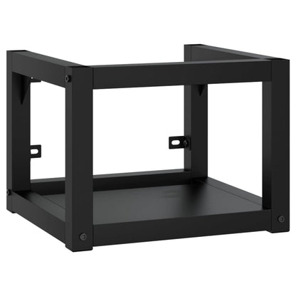 vidaXL Washbasin Frame With Basin | Black and White