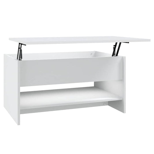 vidaXL Coffee Table White 80x50x40 cm Engineered Wood