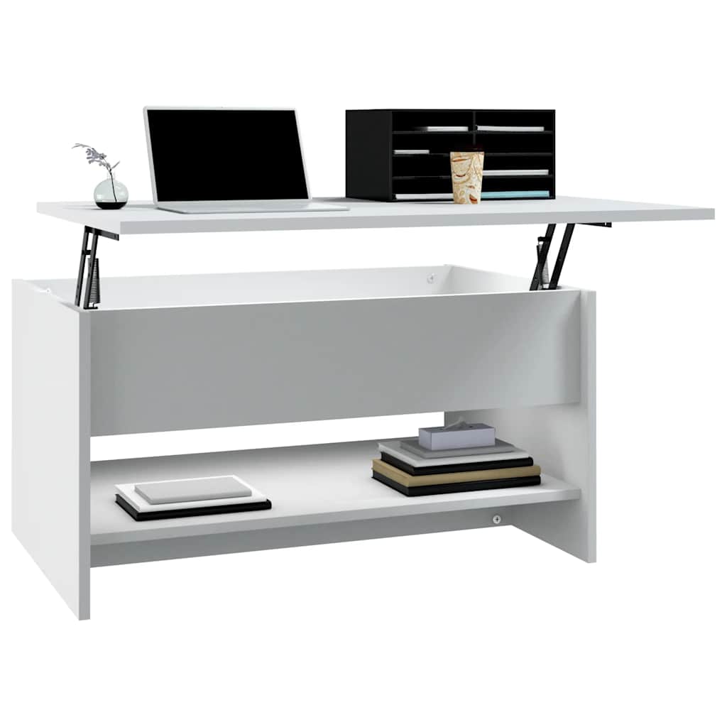 vidaXL Coffee Table White 80x50x40 cm Engineered Wood