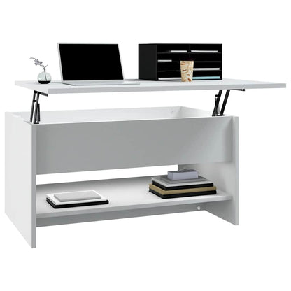 vidaXL Coffee Table White 80x50x40 cm Engineered Wood