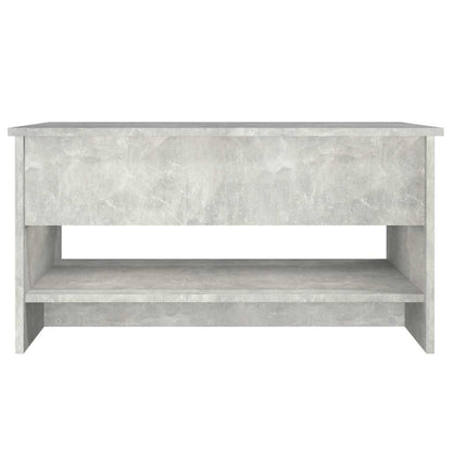 vidaXL Coffee Table Concrete Grey 80x50x40 cm Engineered Wood
