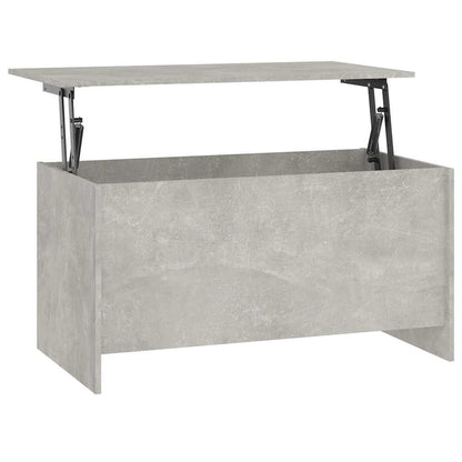 vidaXL Coffee Table Concrete Grey 102x55,5x52,5 cm Engineered Wood
