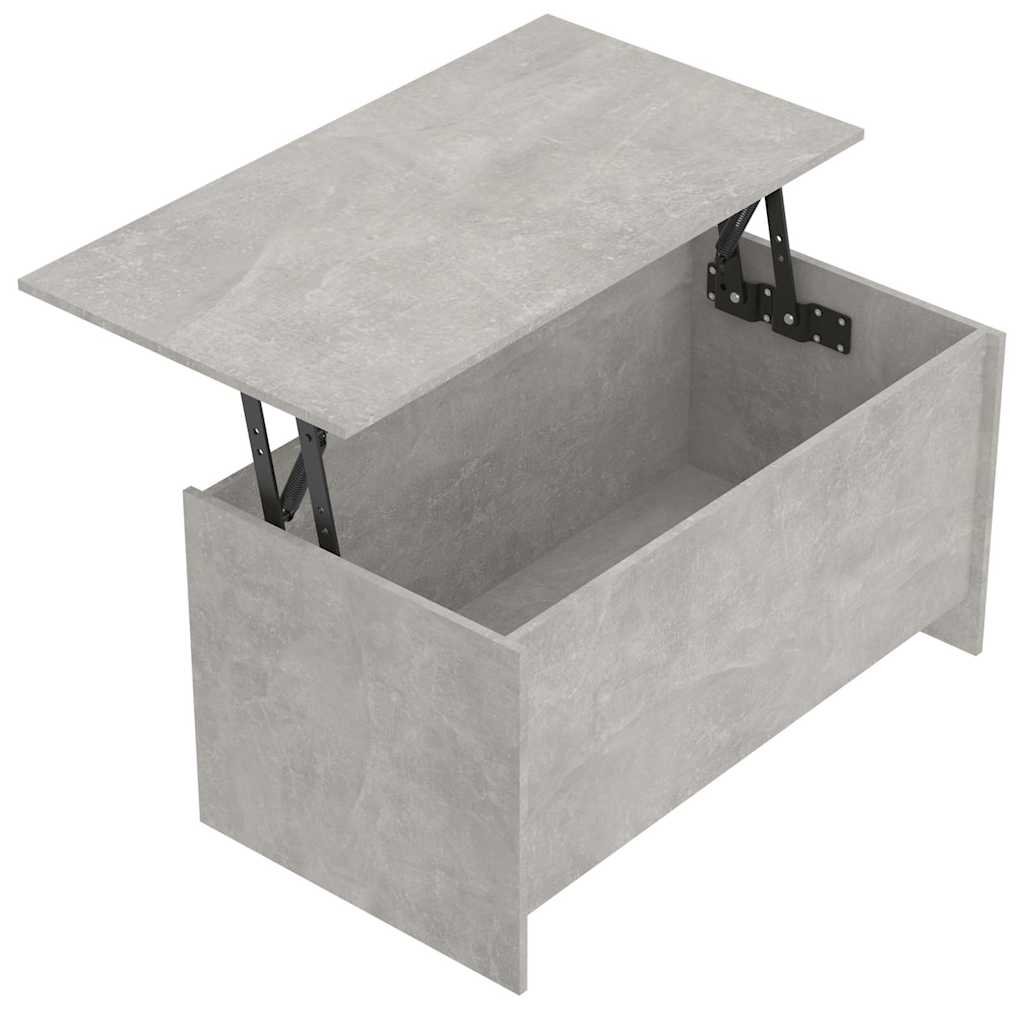 vidaXL Coffee Table Concrete Grey 102x55,5x52,5 cm Engineered Wood