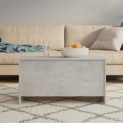 vidaXL Coffee Table Concrete Grey 102x55,5x52,5 cm Engineered Wood