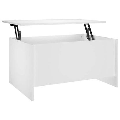 vidaXL Coffee Table White 80x55,5x41,5 cm Engineered Wood