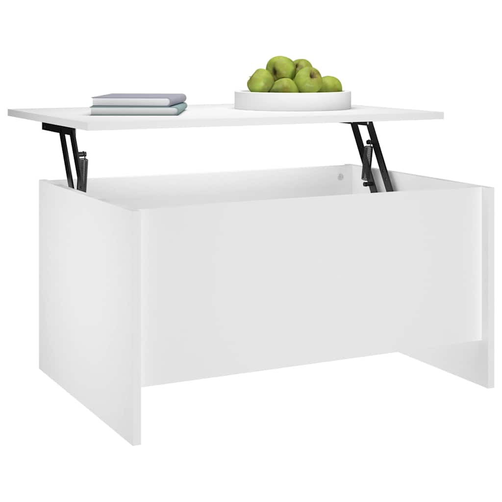 vidaXL Coffee Table White 80x55,5x41,5 cm Engineered Wood