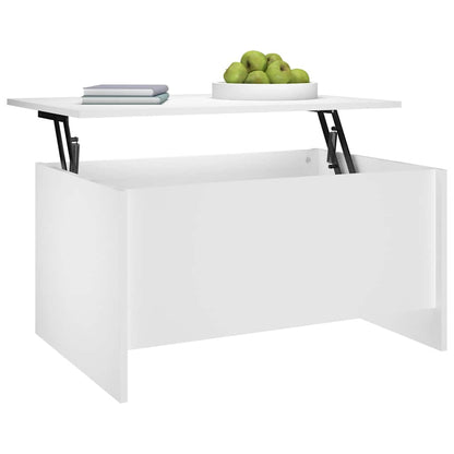 vidaXL Coffee Table White 80x55,5x41,5 cm Engineered Wood