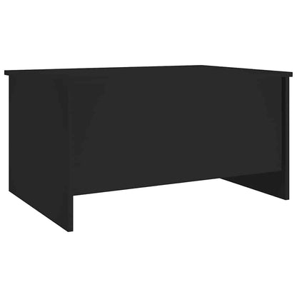 vidaXL Coffee Table Black 80x55,5x41,5 cm Engineered Wood