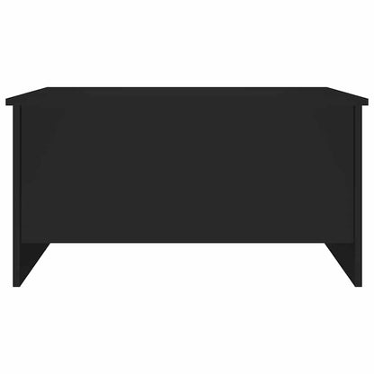 vidaXL Coffee Table Black 80x55,5x41,5 cm Engineered Wood