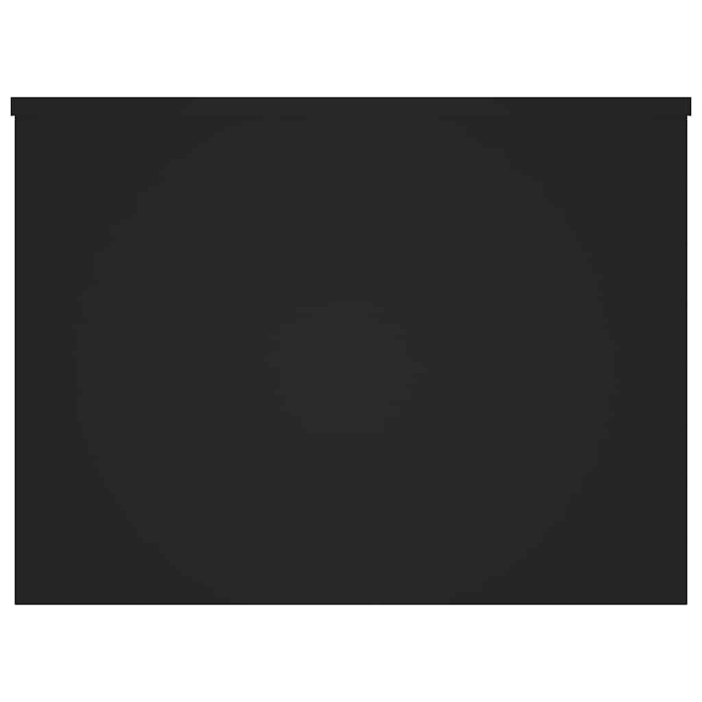 vidaXL Coffee Table Black 80x55,5x41,5 cm Engineered Wood