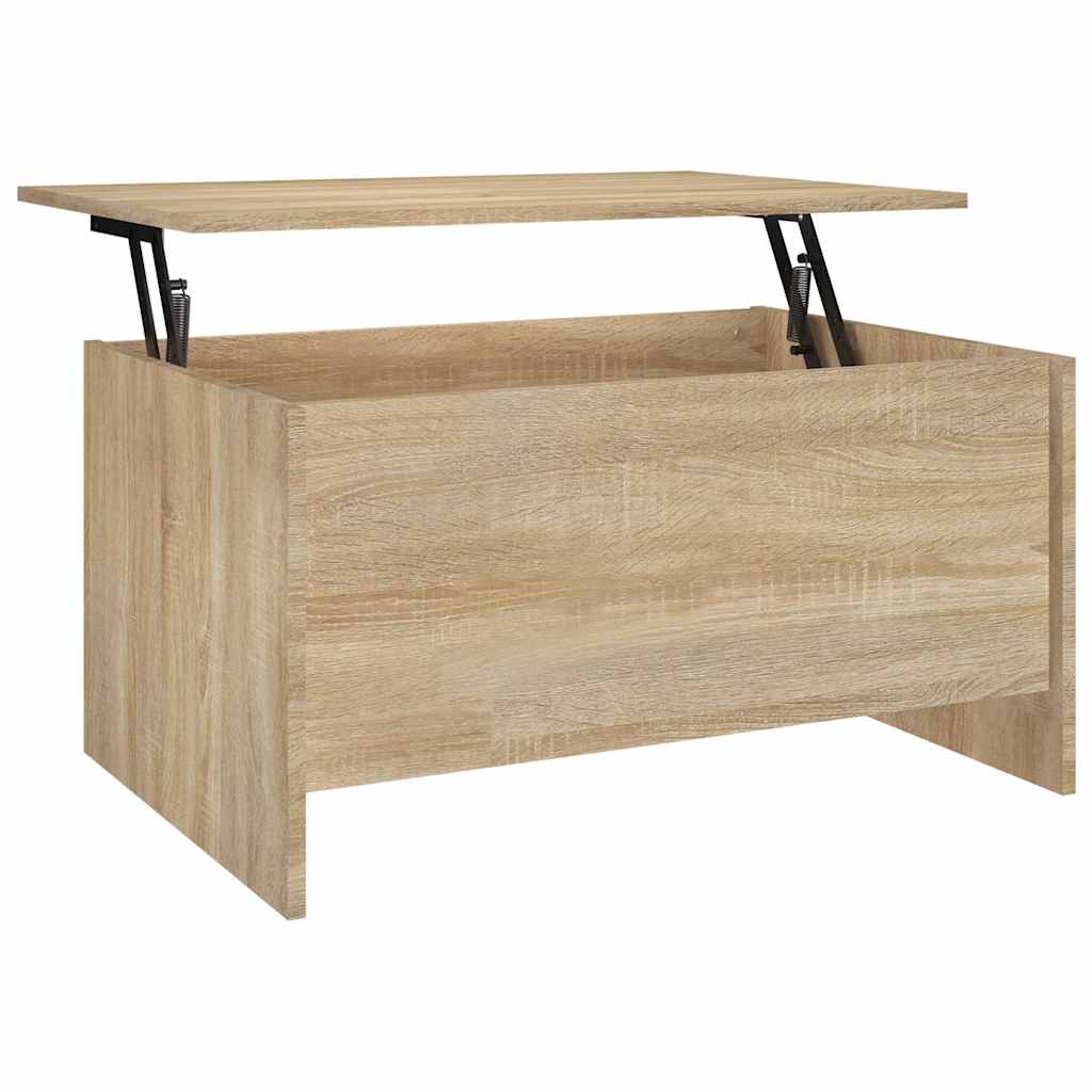 vidaXL Coffee Table Sonoma Oak 80x55,5x41,5 cm Engineered Wood