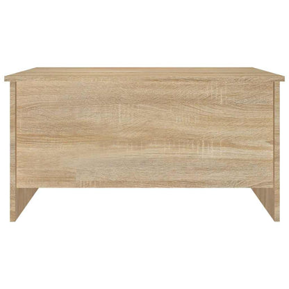 vidaXL Coffee Table Sonoma Oak 80x55,5x41,5 cm Engineered Wood
