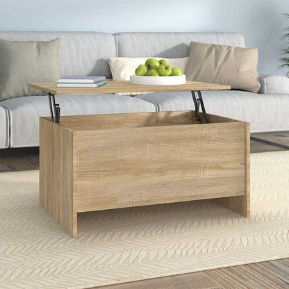 vidaXL Coffee Table Sonoma Oak 80x55,5x41,5 cm Engineered Wood