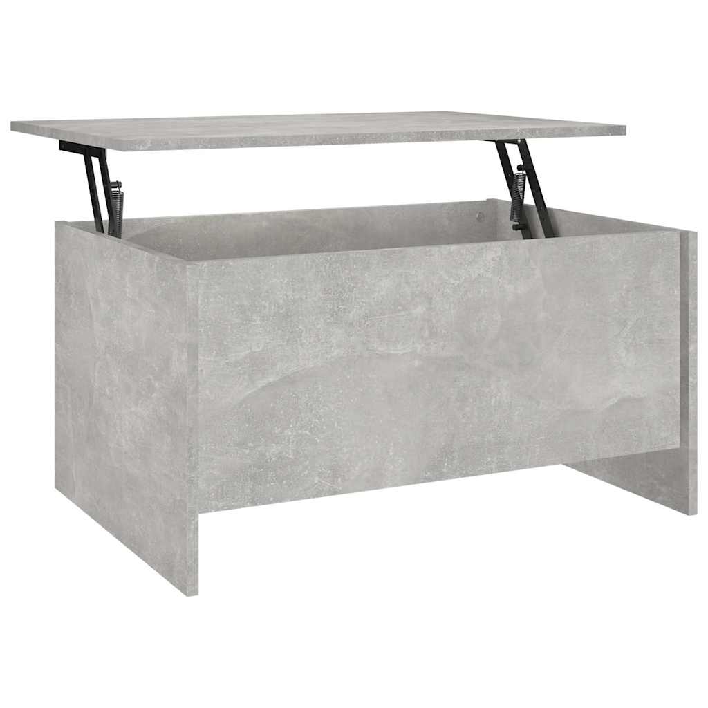 vidaXL Coffee Table Concrete Grey 80x55,5x41,5 cm Engineered Wood