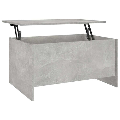 vidaXL Coffee Table Concrete Grey 80x55,5x41,5 cm Engineered Wood
