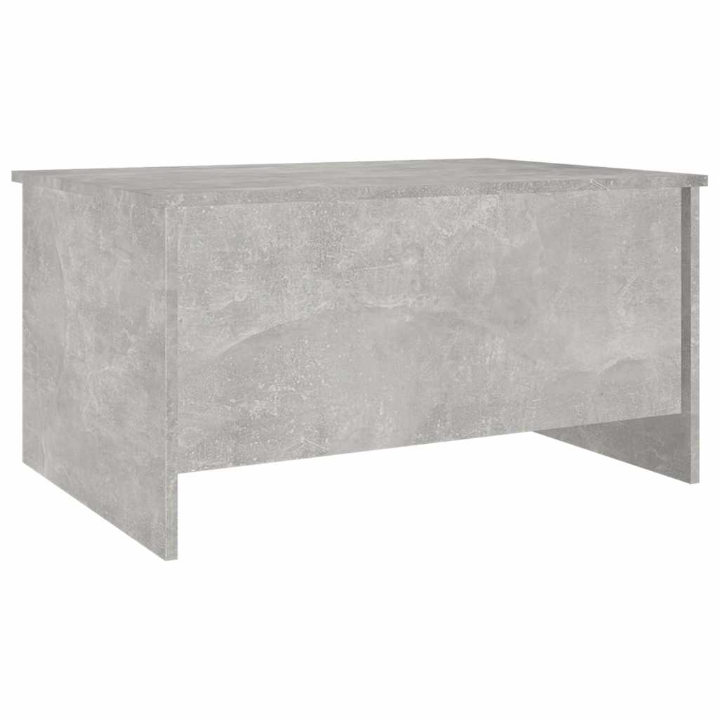 vidaXL Coffee Table Concrete Grey 80x55,5x41,5 cm Engineered Wood