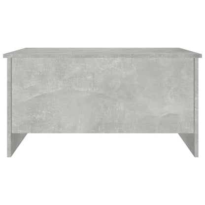 vidaXL Coffee Table Concrete Grey 80x55.5x41.5 cm Engineered Wood