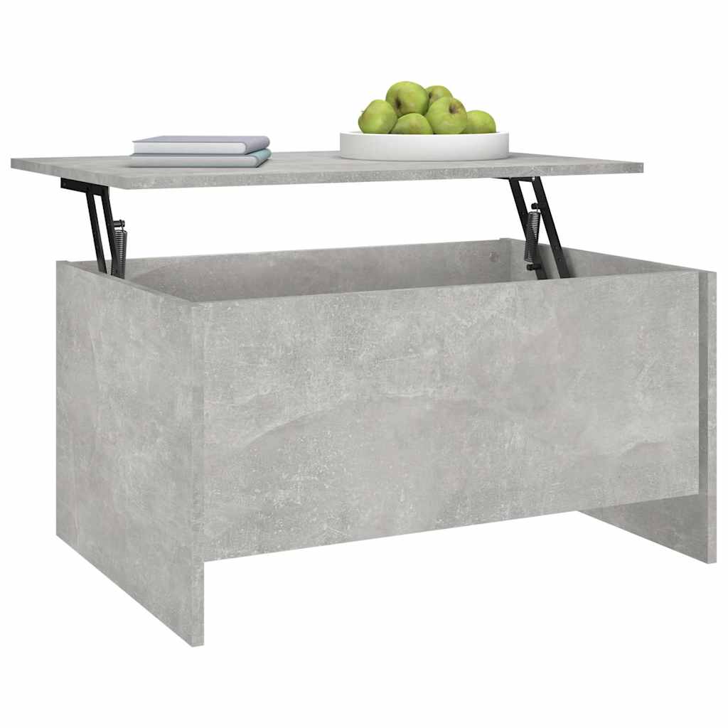 vidaXL Coffee Table Concrete Grey 80x55,5x41,5 cm Engineered Wood