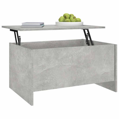 vidaXL Coffee Table Concrete Grey 80x55,5x41,5 cm Engineered Wood
