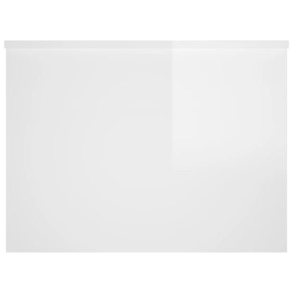 vidaXL Coffee Table High Gloss White 80x55.5x41.5 cm Engineered Wood