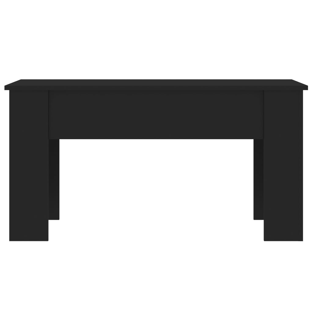 vidaXL Coffee Table Black 101x49x52 cm Engineered Wood