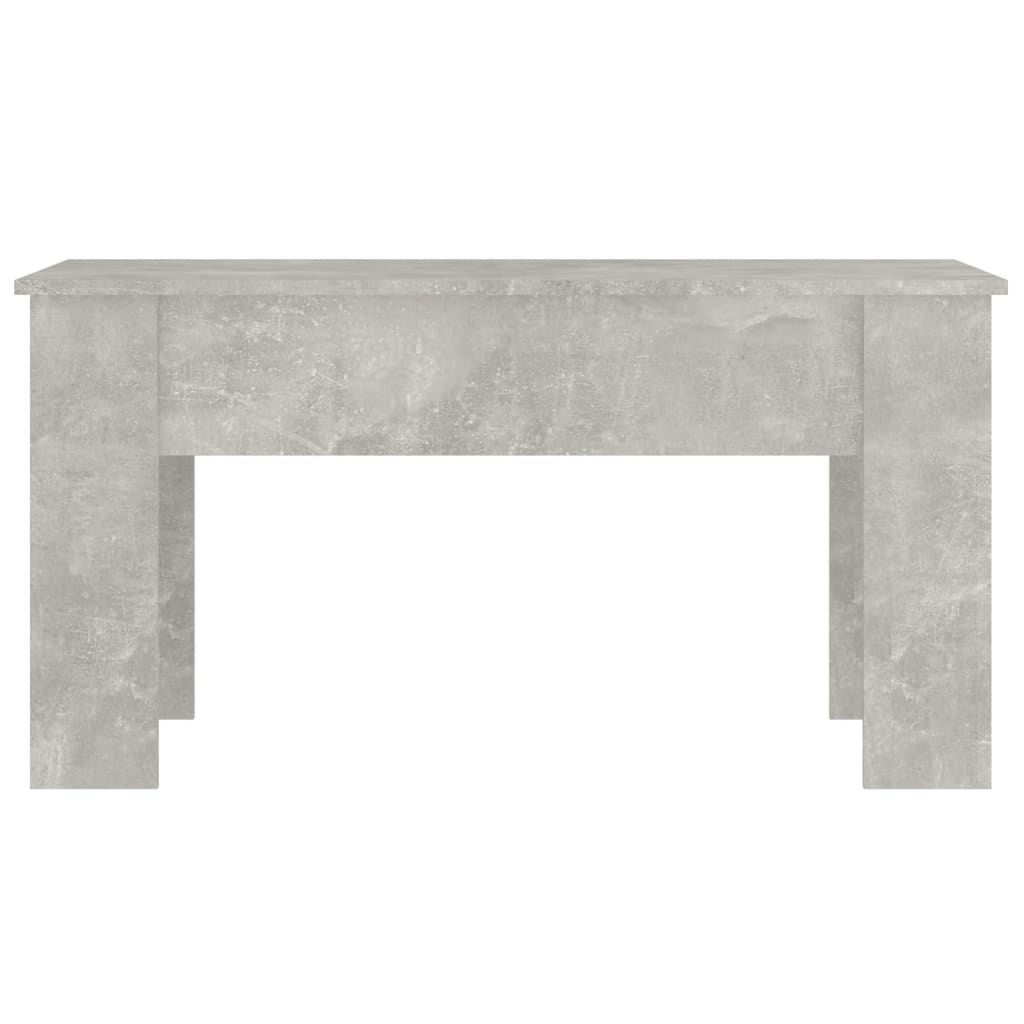 vidaXL Coffee Table Concrete Grey 101x49x52 cm Engineered Wood
