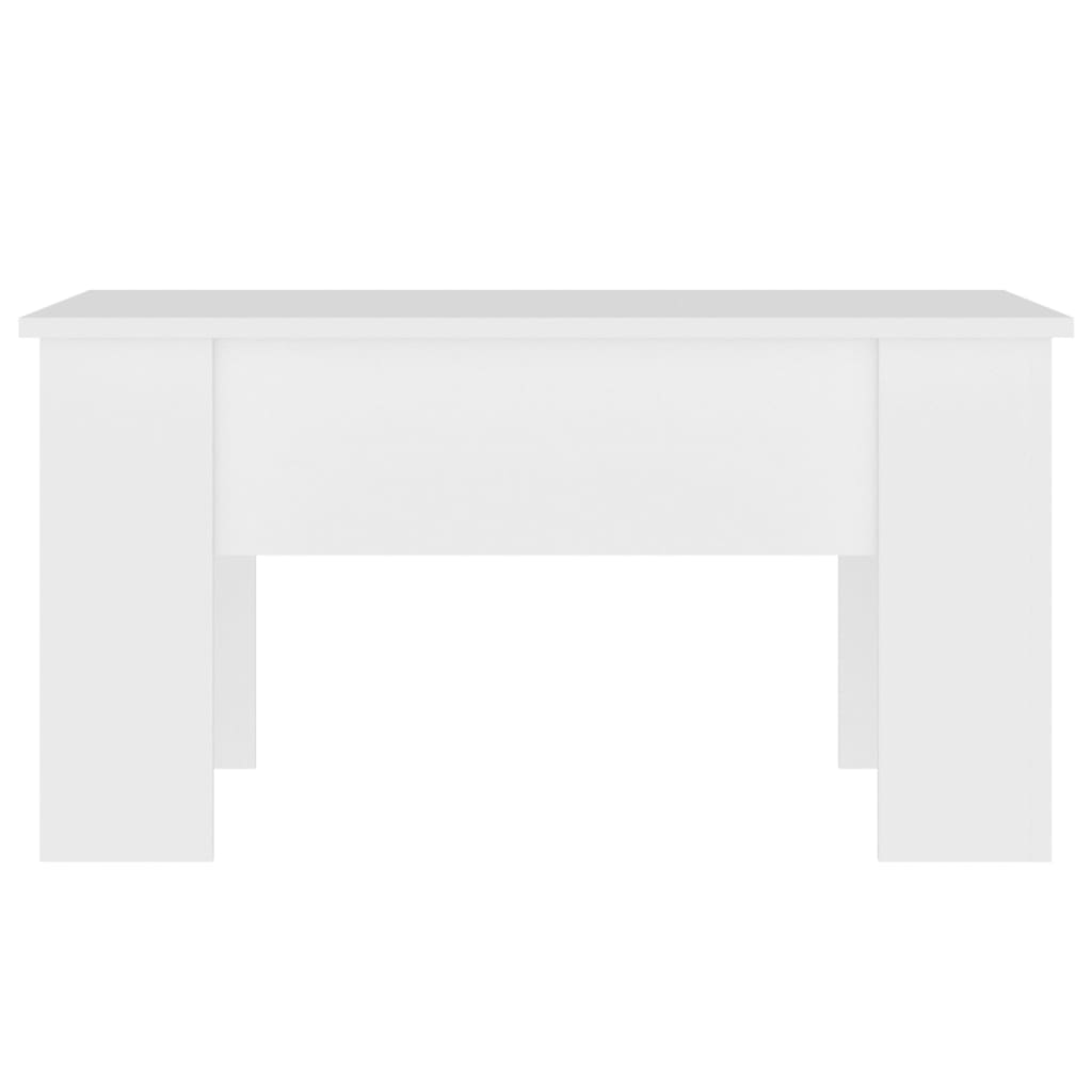 vidaXL Coffee Table White 79x49x41 cm Engineered Wood
