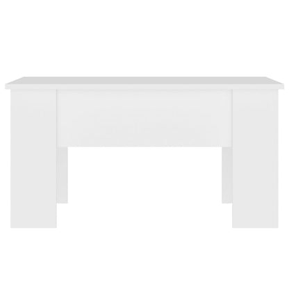 vidaXL Coffee Table White 79x49x41 cm Engineered Wood