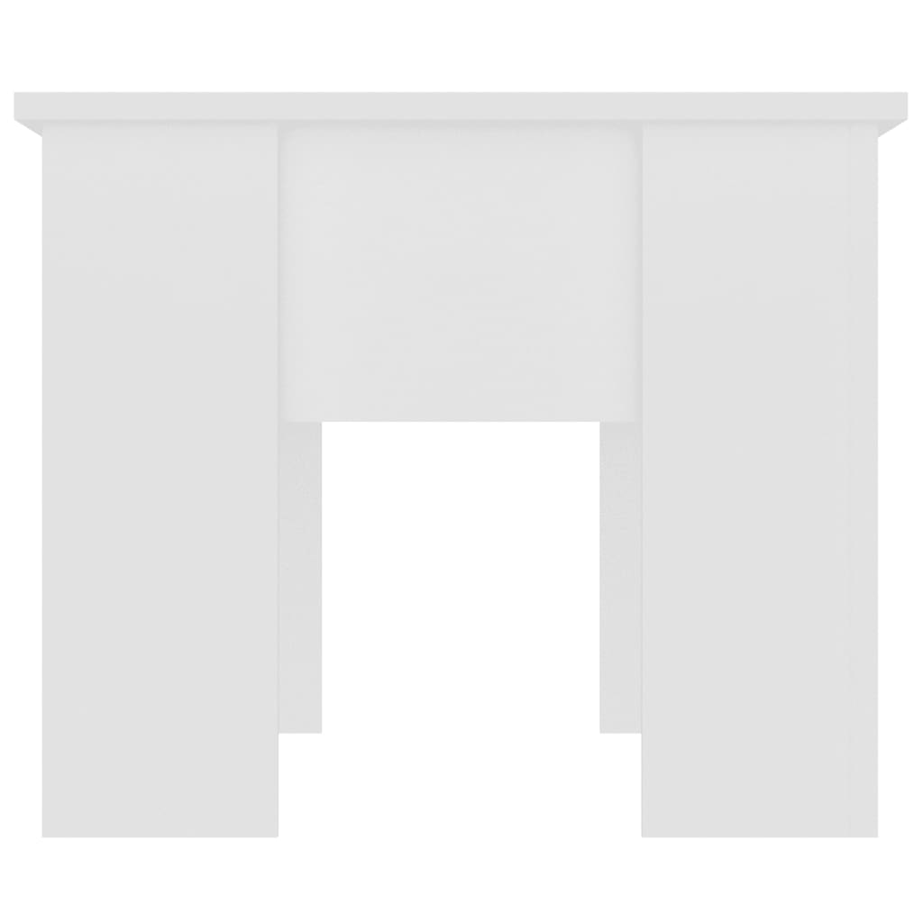 vidaXL Coffee Table White 79x49x41 cm Engineered Wood