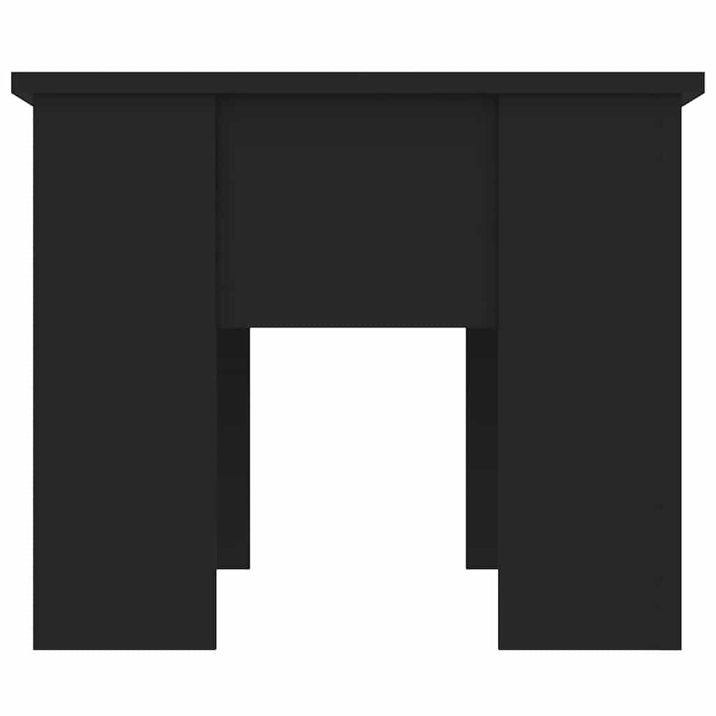 vidaXL Coffee Table Black 79x49x41 cm Engineered Wood