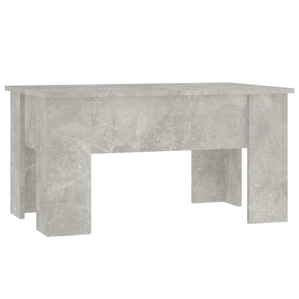 vidaXL Coffee Table Concrete Grey 79x49x41 cm Engineered Wood