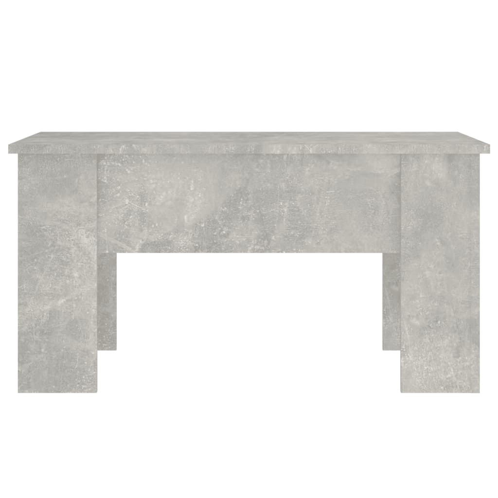 vidaXL Coffee Table Concrete Grey 79x49x41 cm Engineered Wood