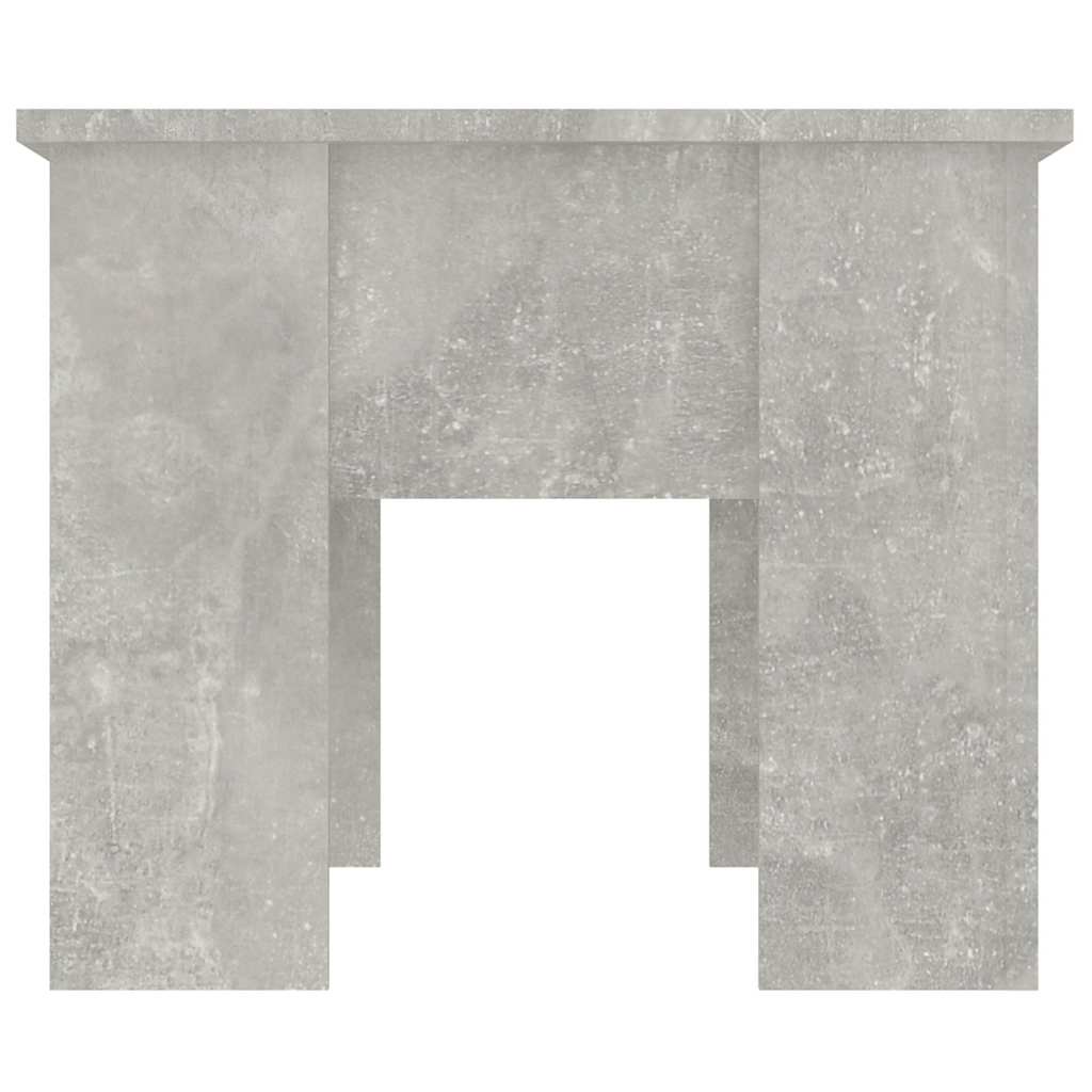 vidaXL Coffee Table Concrete Grey 79x49x41 cm Engineered Wood