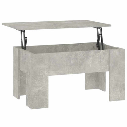 vidaXL Coffee Table Concrete Grey 79x49x41 cm Engineered Wood