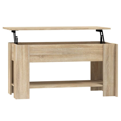 vidaXL Coffee Table Sonoma Oak 101x49x52 cm Engineered Wood